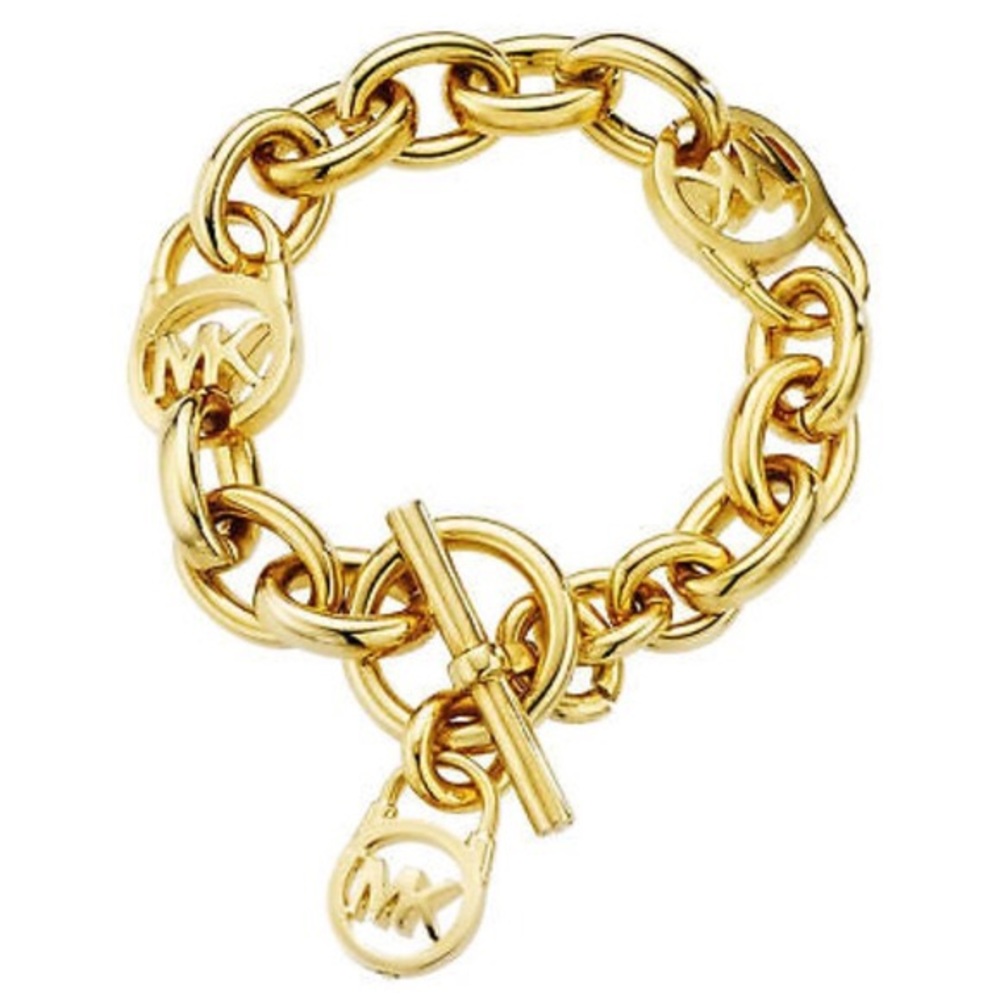 Michael Kors gold chain bracelet